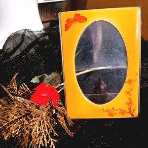 Yellow Butterfly Picture Frame